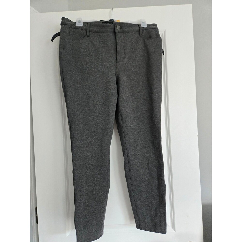 Talbots Soho 5-Pocket Jegging Womens Gray High Waisted Slim Skinny Pants 8P Nwot